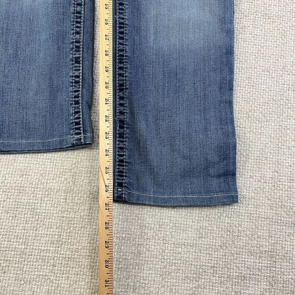 Ariat REAL Jeans Women's 30 Straight Stretch Western Embroidered Pockets Denim - Picture 7 of 11